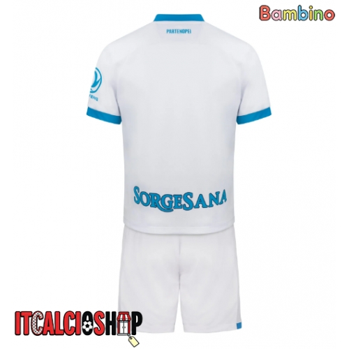 SSC Napoli Seconda Maglia Bambino 2026-27 Manica Corta (+ Pantaloni corti)